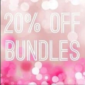 20 percent off bundles!